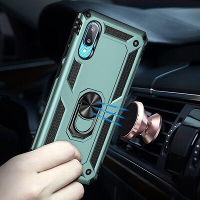 SaharaCase Military Kickstand Series Case for Samsung Galaxy A02, Green (CP00068)