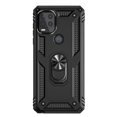 SaharaCase Military Kickstand Case for Motorola Moto G Stylus 5G, Black (CP00089)