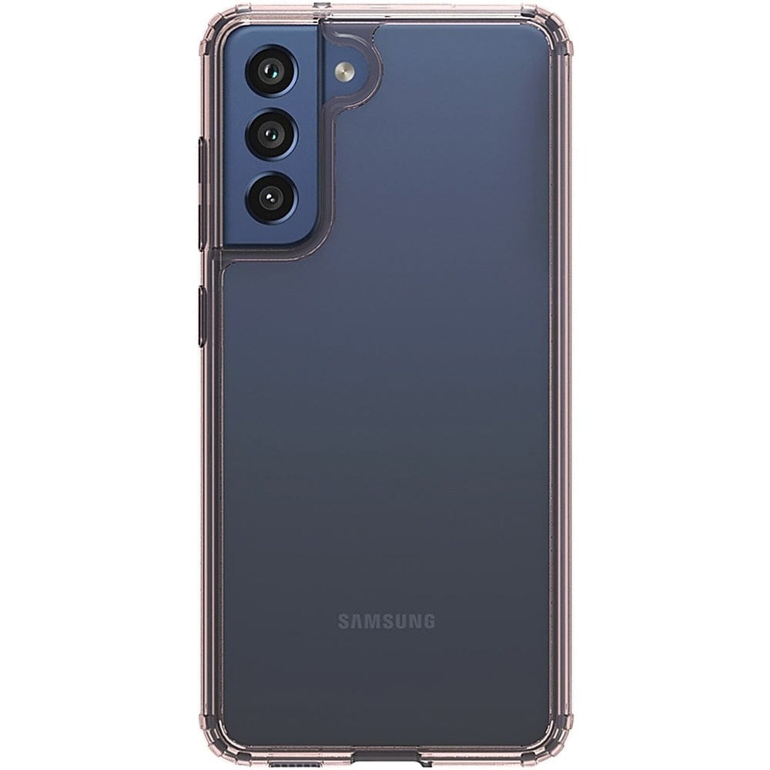 SaharaCase Hard Shell Series Case for Samsung Galaxy S21 FE 5G, Clear/Rose Gold (CP00092)