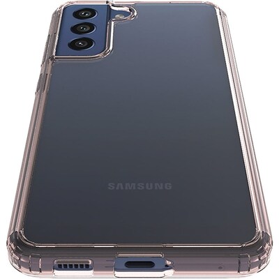 SaharaCase Hard Shell Series Case for Samsung Galaxy S21 FE 5G, Clear/Rose Gold (CP00092)