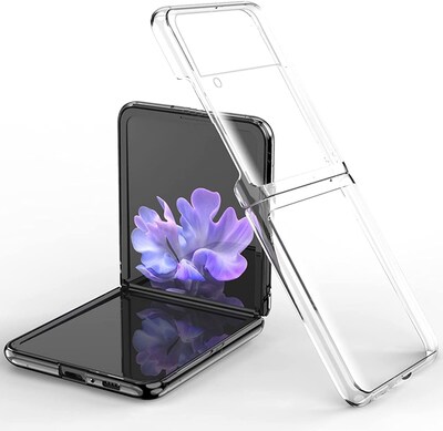 SaharaCase Hard Shell Series Case for Samsung Galaxy Z Flip3 5G, Clear (CP00098)