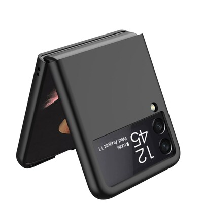 SaharaCase Hard Shell Silicone Case for Samsung Galaxy Z Flip3 5G, Black (CP00099)