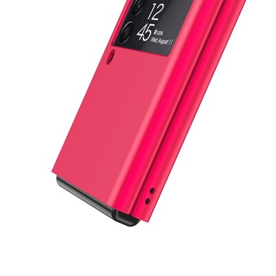 SaharaCase Hard Shell Silicone Case for Samsung Galaxy Z Flip3 5G, Red (CP00100)