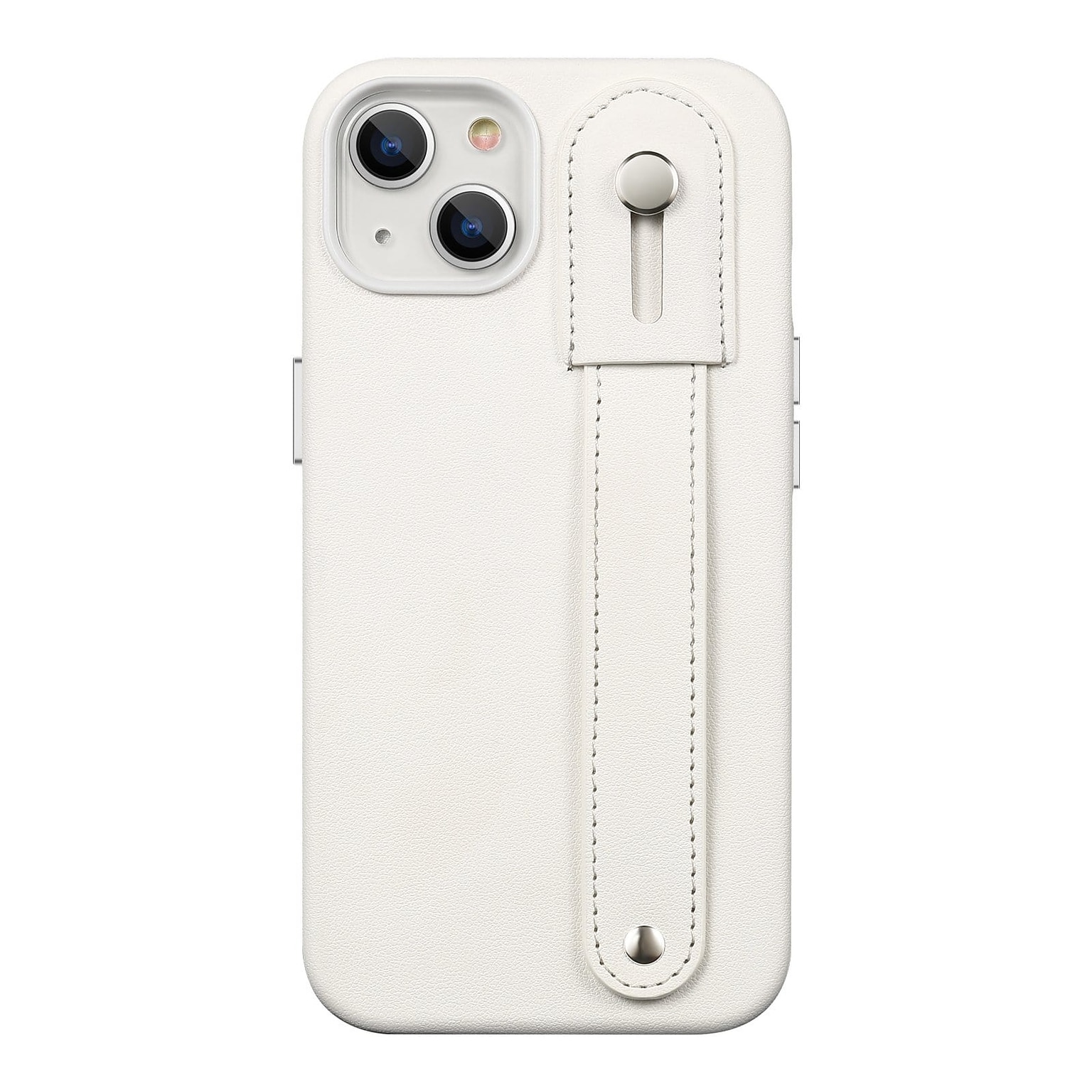SaharaCase FingerGrip Series Case with Strap for Apple iPhone 13 mini, White (CP00128)