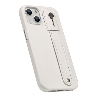SaharaCase FingerGrip Series Case with Strap for Apple iPhone 13 mini, White (CP00128)