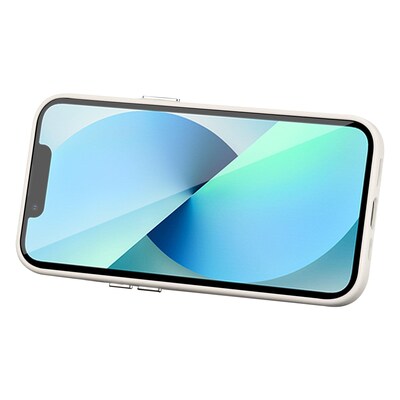 SaharaCase FingerGrip Series Case with Strap for Apple iPhone 13 and iPhone 14, White (CP00142)