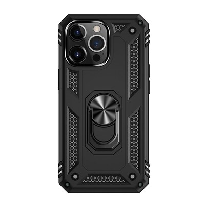 SaharaCase Kickstand with Belt Clip Case for Apple iPhone 13 Pro, Black (CP00145)