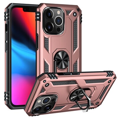 SaharaCase Kickstand with Belt Clip Case for Apple iPhone 13 Pro, Rose Gold (CP00146)