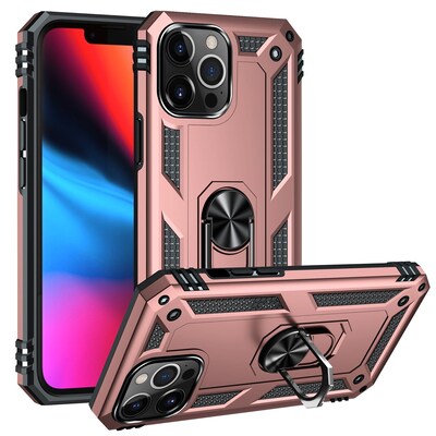 SaharaCase Kickstand with Belt Clip Case for Apple iPhone 13 Pro Max, Rose Gold (CP00160)