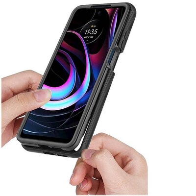 SaharaCase GRIP Series Case for Motorola Edge (2021), Black (CP00172)