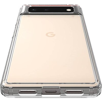SaharaCase Hybrid-Flex Hard Shell Series Case for Google Pixel 6, Clear (CP00180)