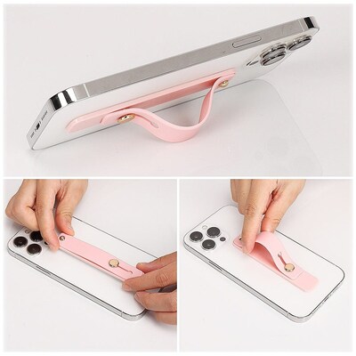 SaharaCase FingerGrip Cell Phone Holder Strap for Most Cell Phones, Pink (CP00194)