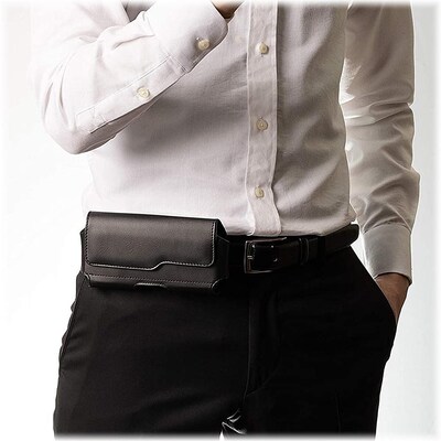 SaharaCase Holster Case for Apple iPhone 13/13 Pro, iPhone 12/12 Pro and iPhone 14/14 Pro, Black (CP00196)