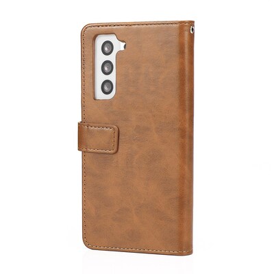 SaharaCase Folio Wallet Case for Samsung Galaxy S22+, Brown (CP00212)