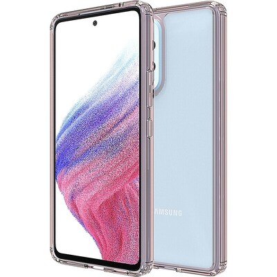 SaharaCase Hybrid-Flex Hard Shell Case for Samsung Galaxy A53 5G, Clear/Rose Gold (CP00221)