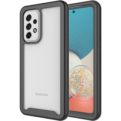 SaharaCase GRIP Series Case for Samsung Galaxy A53 5G, Black/Clear (CP00222)