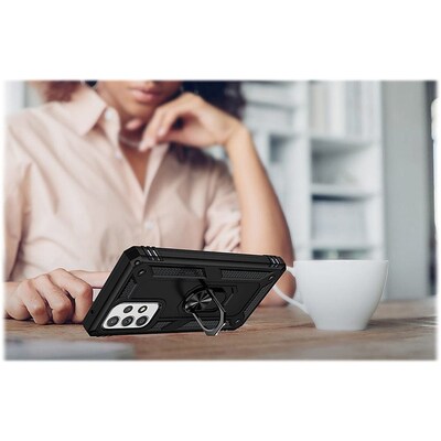 SaharaCase Military Kickstand Case for Samsung Galaxy A53 5G, Black (CP00223)