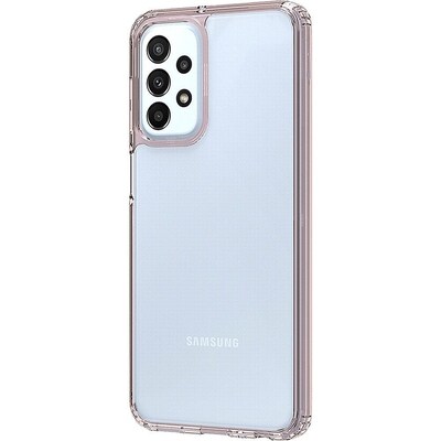 SaharaCase Hybrid-Flex Hard Shell Case for Samsung Galaxy A23 5G, Clear/Rose Gold (CP00226)