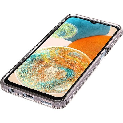 SaharaCase Hybrid-Flex Hard Shell Case for Samsung Galaxy A23 5G, Clear/Rose Gold (CP00226)