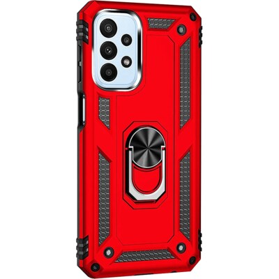 SaharaCase Military Kickstand Series Case for Samsung Galaxy A23 5G, Red (CP00229)
