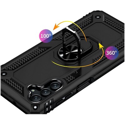 SaharaCase Military Kickstand Series Case for Samsung Galaxy A13 5G, Black (CP00233)