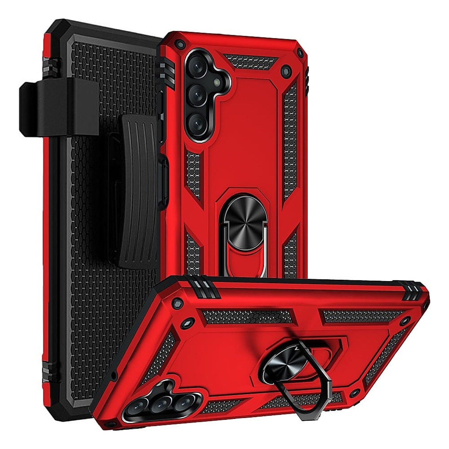 SaharaCase Military Kickstand Series Case for Samsung Galaxy A13 5G, Red (CP00234)
