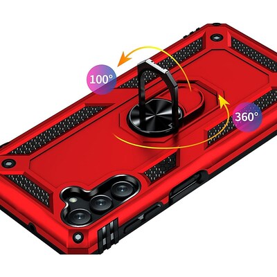 SaharaCase Military Kickstand Series Case for Samsung Galaxy A13 5G, Red (CP00234)