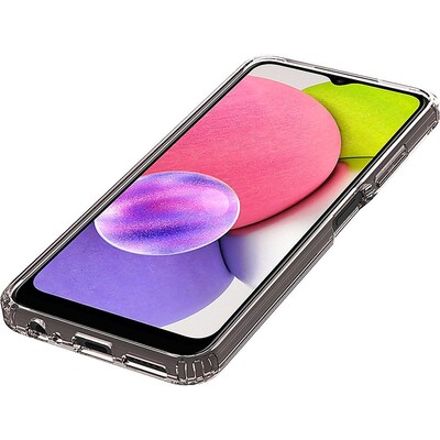 SaharaCase Hybrid-Flex Hard Shell Case for Samsung Galaxy A03 and Galaxy A03s, Clear/Rose Gold (CP00236)