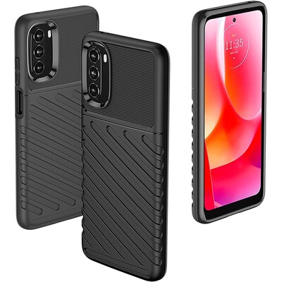 SaharaCase Anti-Slip Series Case for Motorola Moto G 5G (2022), Black (CP00241)