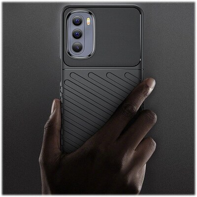 SaharaCase Anti-Slip Series Case for Motorola G Stylus 2022 4G, Black (CP00246)