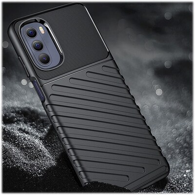 SaharaCase Anti-Slip Series Case for Motorola G Stylus 2022 4G, Black (CP00246)