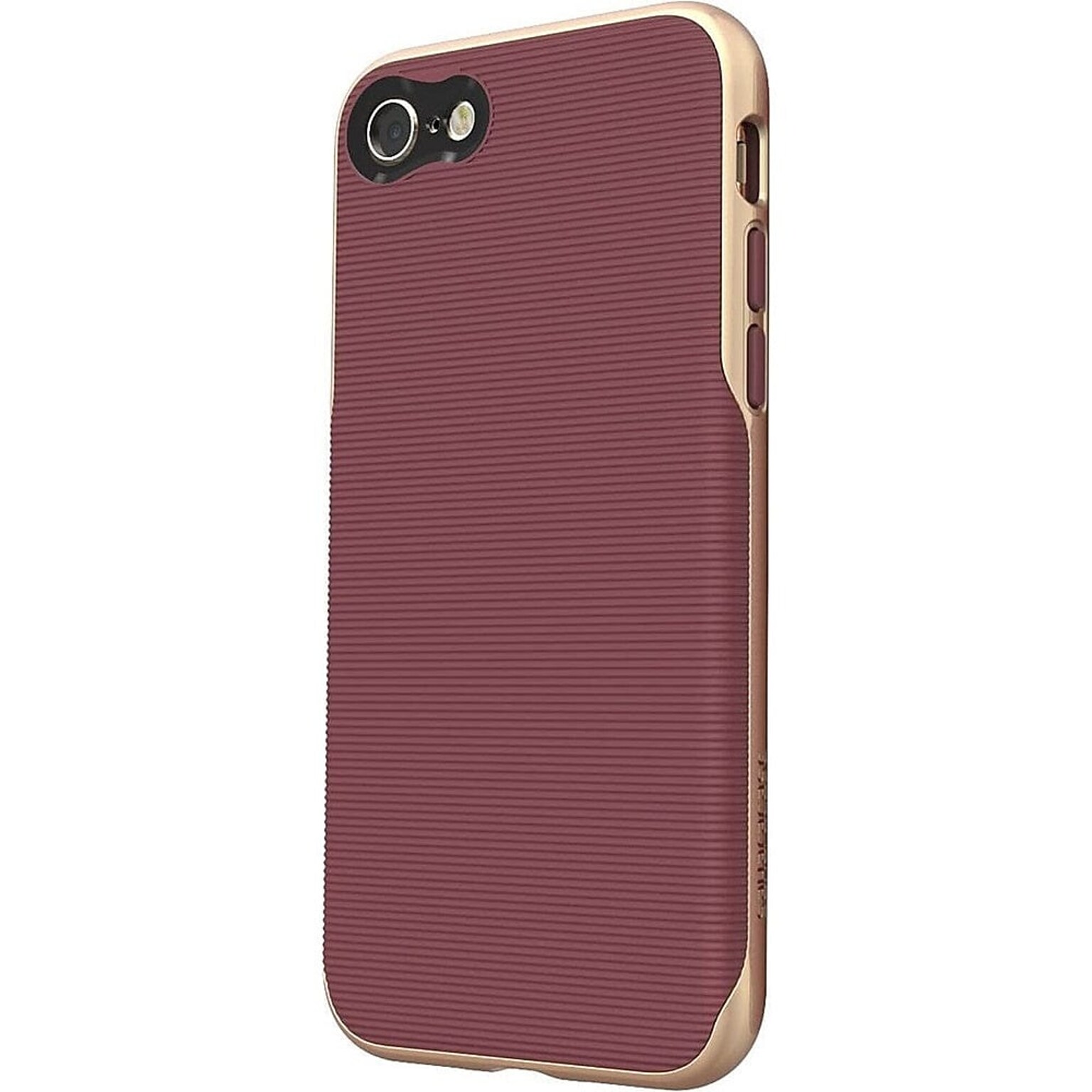 SaharaCase Trend Series Case for Apple iPhone 7, 8, SE (3rd Generation 2022), Plum Red (CP00270)
