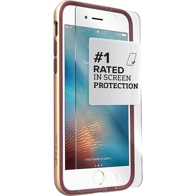 SaharaCase Trend Series Case for Apple iPhone 7, 8, SE (3rd Generation 2022), Plum Red (CP00270)