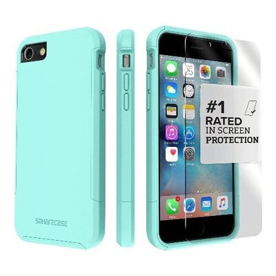 SaharaCase Inspire Series Case for Apple iPhone 7, 8, SE (3rd Generation 2022), Teal (CP00276)