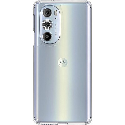 SaharaCase Hybrid-Flex Hard Shell Case for Motorola Edge+ 2022, Clear (CP00279)