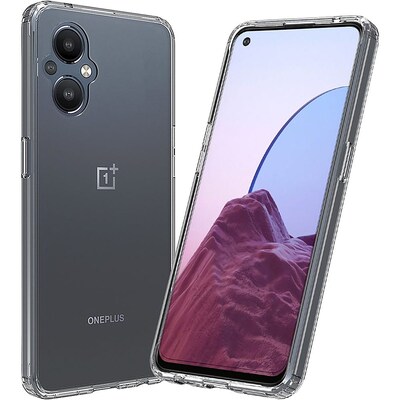 SaharaCase Hybrid-Flex Hard Shell Series Case for OnePlus Nord N20 5G, Clear (CP00289)