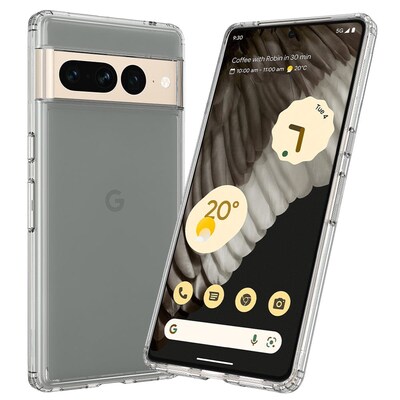 SaharaCase Hybrid-Flex Hard Shell Case for Google Pixel 7 Pro, Clear (CP00380)
