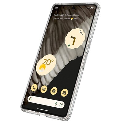 SaharaCase Hybrid-Flex Hard Shell Case for Google Pixel 7 Pro, Clear (CP00380)