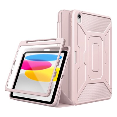 SaharaCase Heavy Duty Folio Case for iPad 11'' (A16) and iPad 10.9" (10th Gen), Pink (TB00277)