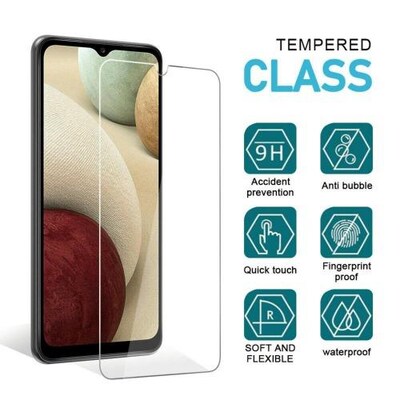 SaharaCase ZeroDamage Ultra Strong+ Tempered Glass Screen Protector for Samsung Galaxy A12, Clear, 2/Pack (ZD00011)