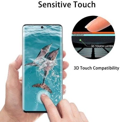 SaharaCase ZeroDamage Clear Samsung Galaxy S21 Ultra Tempered Glass Screen Protector (ZD00019)