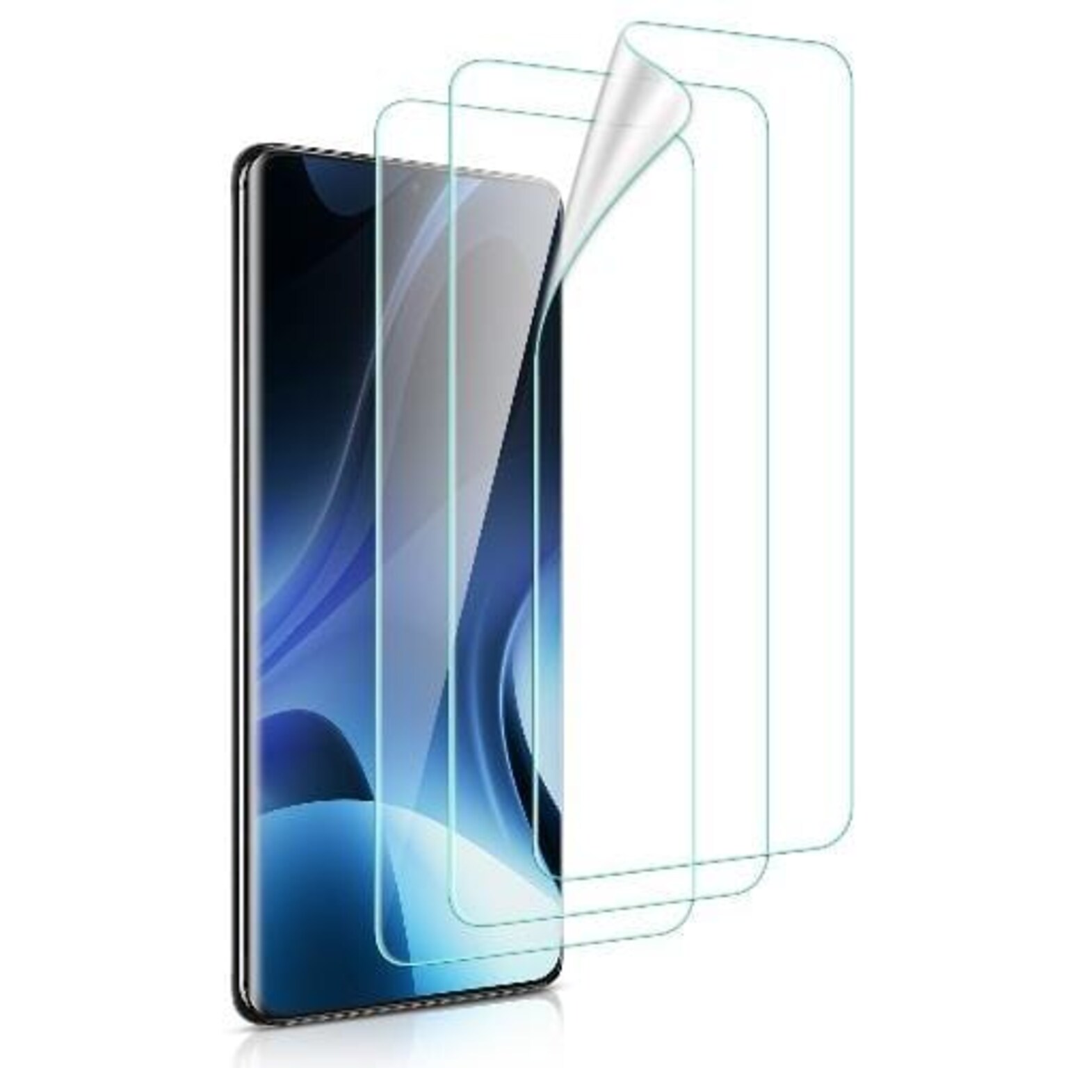 SaharaCase ZeroDamage Flexon Film Screen Protector for Samsung Galaxy S21 Ultra 5G, Clear, 3/Pack (ZD00020)
