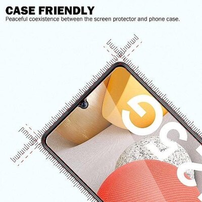 SaharaCase ZeroDamage Tempered Glass Screen Protector for Samsung Galaxy A42 5G, Clear (ZD00026)