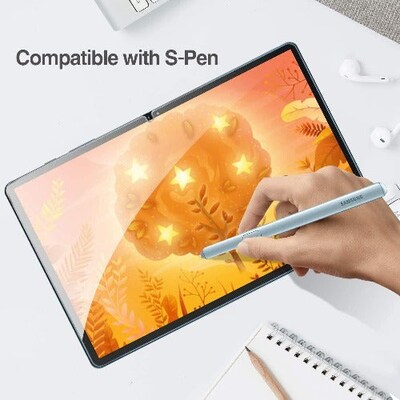 SaharaCase  ZeroDamage Tempered Glass Screen Protector for Samsung Galaxy Tab S7 FE, Clear (ZD00029)