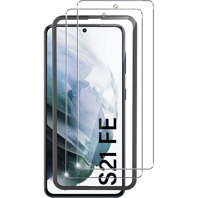 SaharaCase ZeroDamage Ultra Strong+ Tempered Glass Screen Protector for Samsung Galaxy S21 FE 5G, Clear (ZD00032)