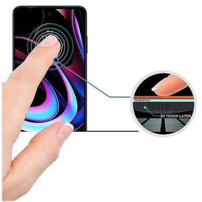 SaharaCase ZeroDamage Tempered Glass Screen Protector for Motorola Edge (2021), Clear (ZD00050)