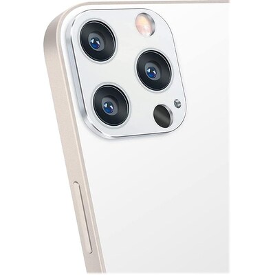 SaharaCase ZeroDamage Camera Lens Protector for Apple iPhone 13 Pro and iPhone 13 Pro Max, White, 2/Pack (ZD00058)
