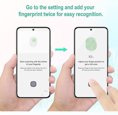 SaharaCase ZeroDamage Ultra Strong+ Tempered Glass Screen Protector for Samsung Galaxy S22+, Clear (ZD00072)