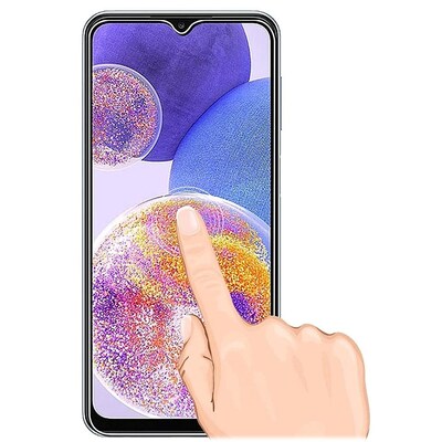 SaharaCase ZeroDamage Ultra Strong+ Tempered Glass Screen Protector for Samsung Galaxy A23 5G, Clear, 2/Pack (ZD00075)