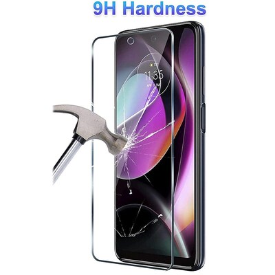 SaharaCase ZeroDamage Ultra Strong+ Tempered Glass Screen Protector for Motorola Moto G 5G, Clear, 2/Pack (ZD00087)